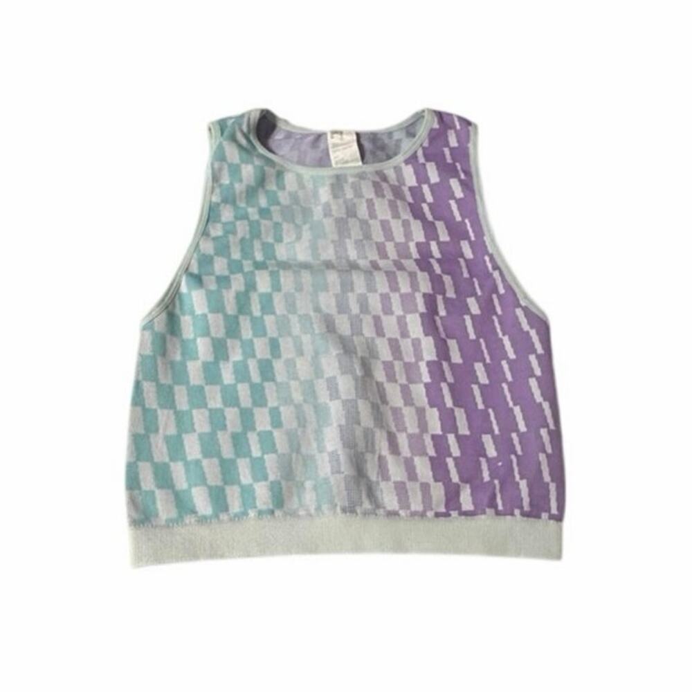 Kerri Seamless Crop Tank by Fabletics Size S